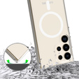 Etui do Samsung Galaxy S24 Ultra, Fusion Hybrid, do MagSafe, przezroczyste
