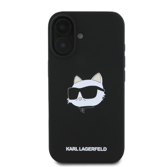 Etui Karl Lagerfeld Silicone Choupette Head Print do iPhone 16