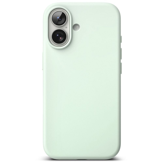 Etui Ringke do iPhone 17, Silicone MagSafe, Soft Mint