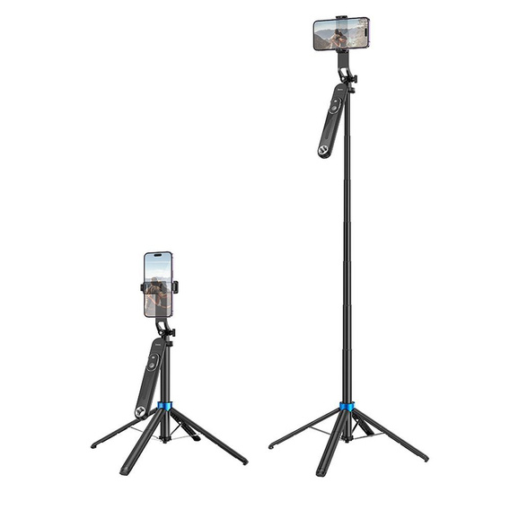 Selfie stick Hoco K22 Handy ze statywem i pilotem Bluetooth
