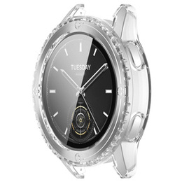 2w1 Etui + Szkło Hartowane do Xiaomi Watch S3, wzmocnione, Przezroczyste