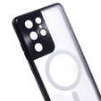 Etui Magnetic Dual Glass MagSafe do Samsung Galaxy S21 Ultra, czarne