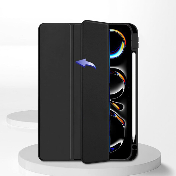 Etui do iPad Pro 11" 2024 (5 gen.), Smartcase Hybrid, z miejscem na rysik, czarne