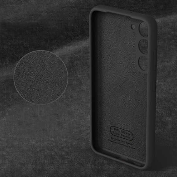 Etui do Samsung Galaxy S23 Plus, Silicone Lite, czarne
