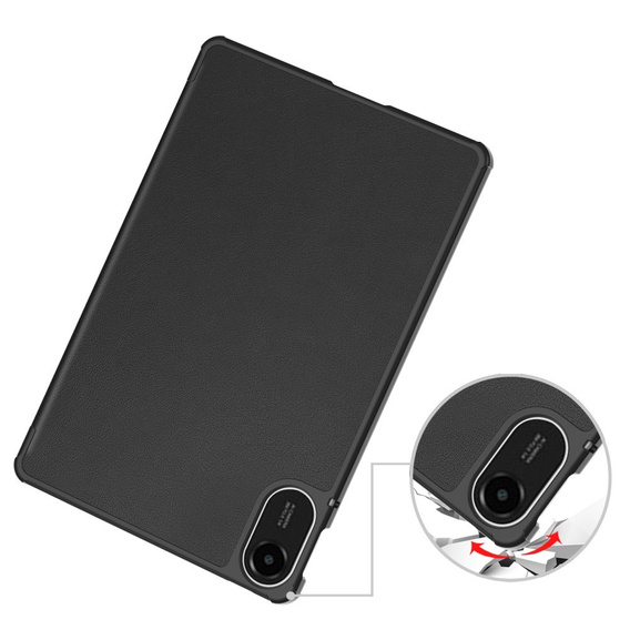 Etui z klapką i podstawką do Xiaomi Redmi Pad 2 – czarne