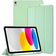 Etui do iPad 11" 2025 A16 (11 gen.) / iPad 10.9" 2022 (10 gen.), Smart Pencil, z miejscem na rysik, zielone