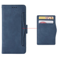 Etui z klapką do Samsung Galaxy S23 FE, Card Slot, niebieskie