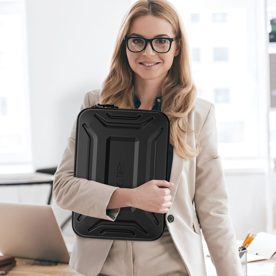 Tech-Protect Kevlar Pro, Etui do laptopów 15-16 cali, Czarne