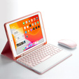 Etui z klawiaturą do iPad Air 10.9" 2022/2020 (5/4 gen.) / Pro 11" 2021/2018 (3/1 gen.), Pen Slot, różowe rose gold