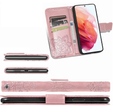 Etui z klapką do Realme 12 Pro 5G / 12 Pro+ 5G, Butterfly, różowe rose gold