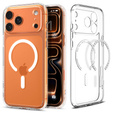 Etui Spigen Ultra Hybrid MagSafe do iPhone 17 Pro, Clear / White