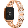 Bransoleta z Diamentami do Xiaomi Smart Band 8 Pro / Xiaomi Smart Band 9 Pro, Różowe rose gold