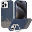Etui do iPhone 15 Pro, Frame Kickstand, do MagSafe, Sand Blue
