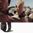 Etui SPIGEN do Apple Watch 4/5/6/SE 44MM, Thin Fit, Czarne