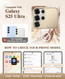 Etui do Samsung Galaxy S25 Ultra – GVIEWIN Topaz/Gold