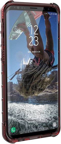 Etui Urban Armor Gear do Samsung Galaxy S9+ Plus, Plyo, czerwone