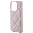 Etui Guess Quilted Metal Logo do iPhone 15 Pro