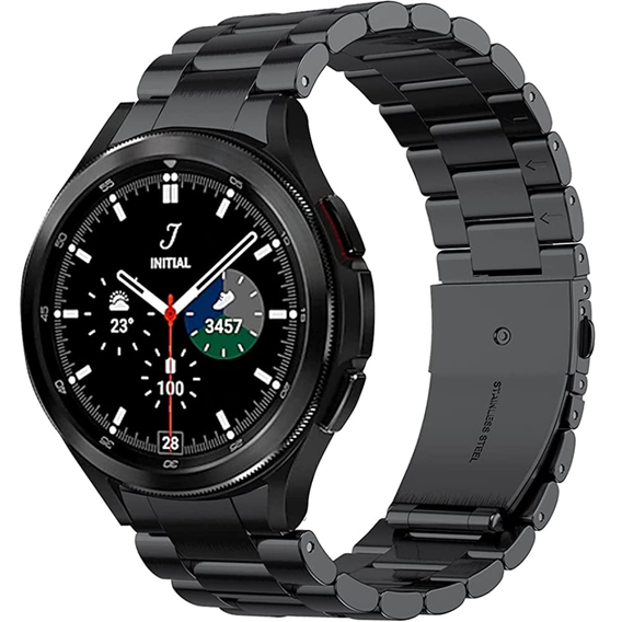 Pasek Bransoleta do Samsung Galaxy Watch 4/5/6 40/42/43/44/45/46/47mm, Czarna