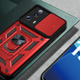 Etui pancerne do Xiaomi 13 Lite, CamShield Slide, czerwone