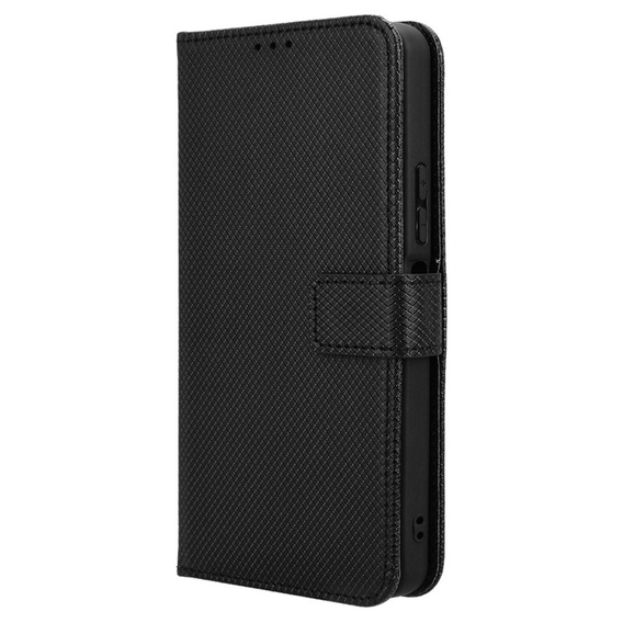 Etui z klapką do Xiaomi Redmi A3, Wallet Smart Magnet, czarne