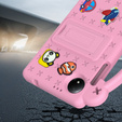 Etui do Xiaomi Redmi Pad SE 8.7", Cute Patterns, z podstawką, różowe