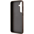 Etui GUESS do Samsung Galaxy A55, 4G Big Metal Logo, brązowe