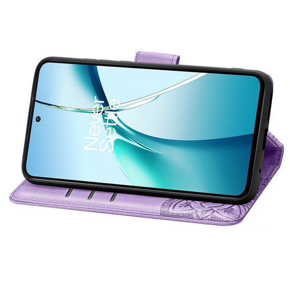 Etui z klapką do Samsung Galaxy S25 Edge, Motyl, fioletowe