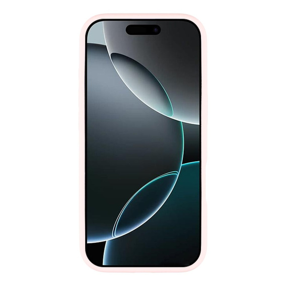 Etui silikonowe do iPhone 17 Pro, do MagSafe, antywstrząsowe, różowe