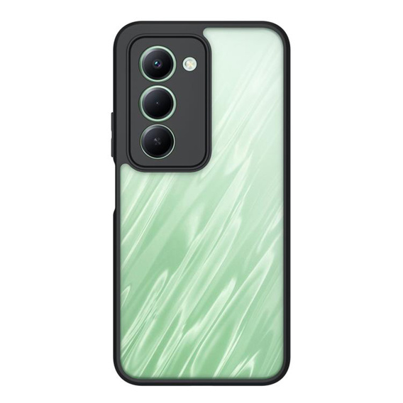 Etui do Xiaomi Redmi 15 5G / 4G, z ochroną aparatu, przezroczyste z czarnymi bokami
