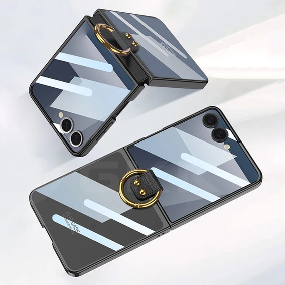 Etui Ring Holder do Samsung Galaxy Z Flip7 5G, czarne