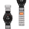 Pasek Nylonowy ERBORD Runner Quickfit do Garmin Fenix 5/6/6 PRO/7 Forerunner 965/955/945, Szary