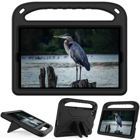 Etui dla dzieci do Lenovo Tab M10 HD 10.1 Gen 2 X306 / Tab M10 Plus TB-X606, dziecięce z uchwytem, Czarne