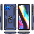 Etui pancerne do Motorola Moto G 5G Plus, Nox Case Ring, niebieskie
