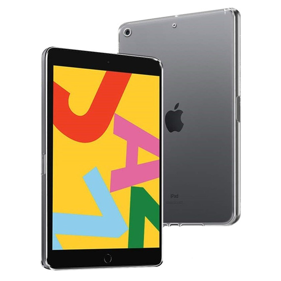 Etui do iPad 10.2" 2021/2020/2019 (9/8/7 gen.), Silikonowe, przezroczyste