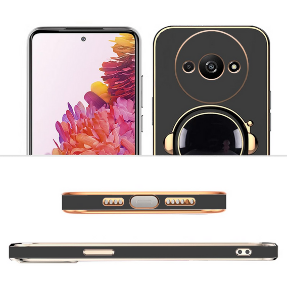 Etui do Xiaomi Redmi A3, Astronaut, czarne