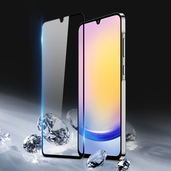 Szkło Hartowane do Samsung Galaxy A25 5G, Dux Ducis pełne na cały ekran z czarną ramką, szybka