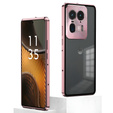 Etui do Motorola Edge 50 Ultra, Frame Case, różowe