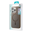 Etui BENKS do iPhone 16 Pro, Mist Metal Frame, do MagSafe, desert titanium