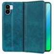 Etui do Xiaomi Redmi A1 4G / A2 4G, Wallet Litchi Leather, zielone