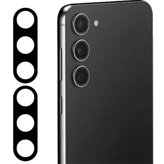 Szkło Hartowane na Aparat do Samsung Galaxy Z Fold5 5G, Czarne (2 szutki)