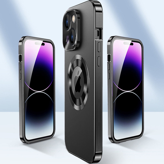 Etui do iPhone 13, Dual Glass, do Magsafe, czarne