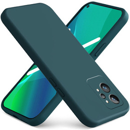 Etui do Realme GT2 Pro, Silicone Lite, ciemnozielone
