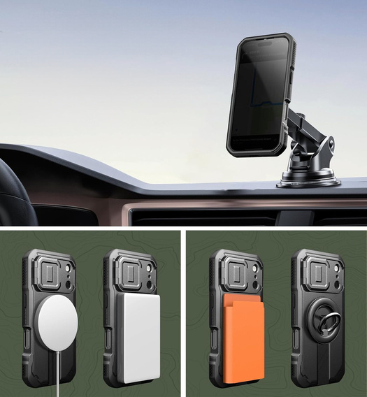 Etui pancerne Dexnor CamProtect MagSafe do iPhone 17 Pro