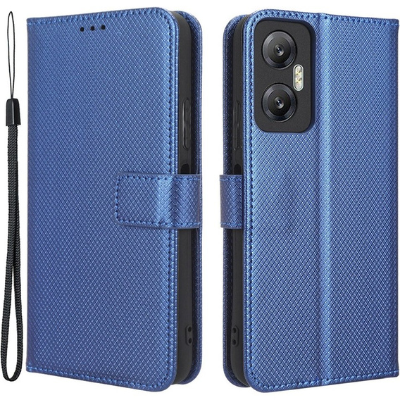 Etui z klapką do Infinix Hot 20 5G, Wallet Smart Magnet Case, niebieskie