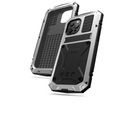 Etui do iPhone 13 Mini, R-JUST, pancerne, srebrne