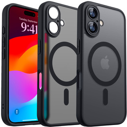 Etui Matt Case do iPhone 17, do Magsafe, matowe, czarne