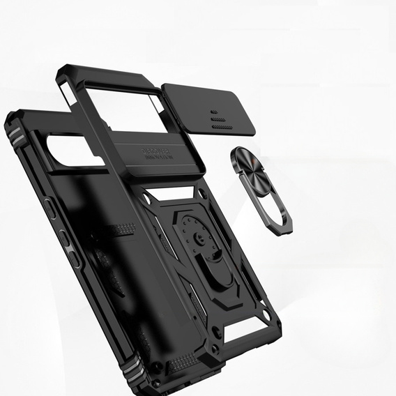 Etui pancerne do Google Pixel 8 Pro, CamShield Slide, czarne