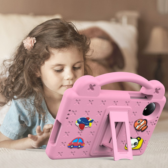 Etui do Xiaomi Redmi Pad SE 8.7", Cute Patterns, z podstawką, różowe