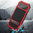 Etui pancerne do iPhone 16E, R-JUST, czerwone