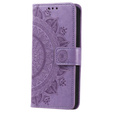 Etui z klapką do Xiaomi Redmi Note 13 Pro+, Mandala, fioletowe